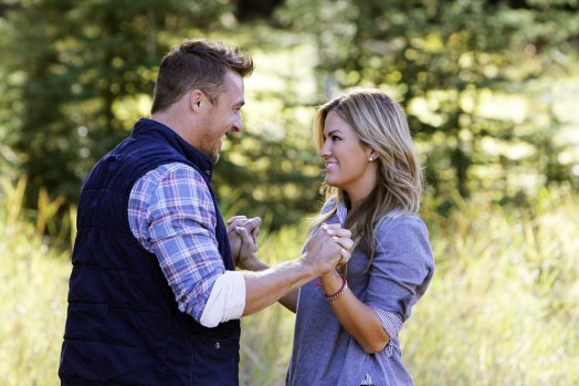 Chris and Becca on their one-on-one date