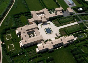 Ira Rennert's Fairfield estate in Sagaponack. Photo credit: Cully/EEFAS