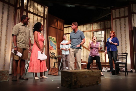 Shonn McCloud, Juanita Frederick, Ben Schnickel, Joe Pallister, Rebecca Edana and Anette Michelle Sanders.  Photo credit: Tom Kochie