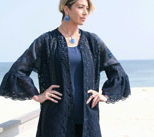 Indigo designs by Amy Zerner