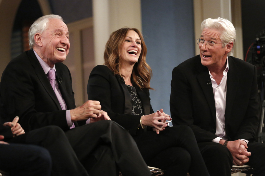Garry Marshall, Julia Roberts and Richard Gere