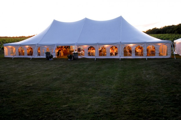 Outdoor tented weddings are beautiful—if you have the right permits
