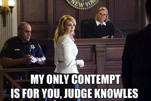 Revenge Season 4 Episode17 Loss Meme Stevie Grayson Contempt of court