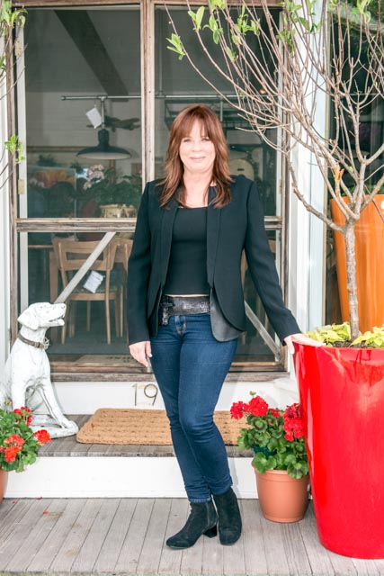 Designer Brogan Lane at her new East Coast home in Sag Harbor where you will find the unusual, the beautiful and always artful.