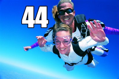  Jump out of an airplane before Memorial Day! Photo: Digital Vision/Digital Vision/Thinkstock 