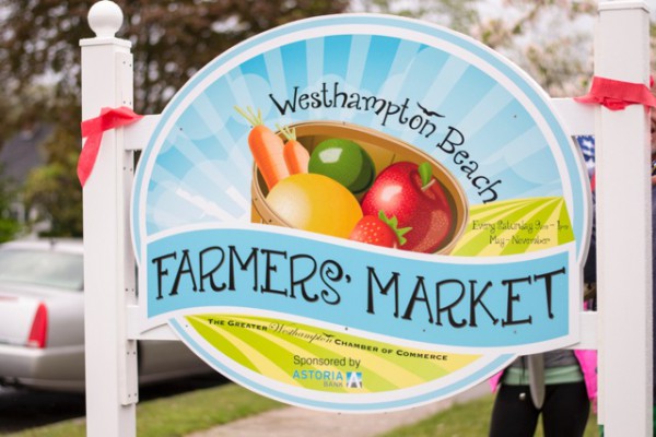 The Westhampton Beach Farmers' Market. 