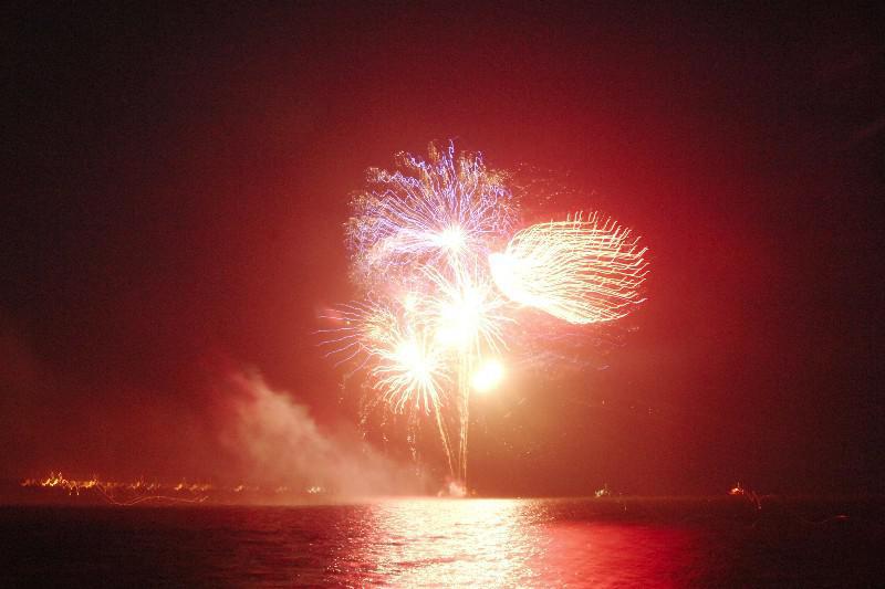 The fireworks display by Grucci