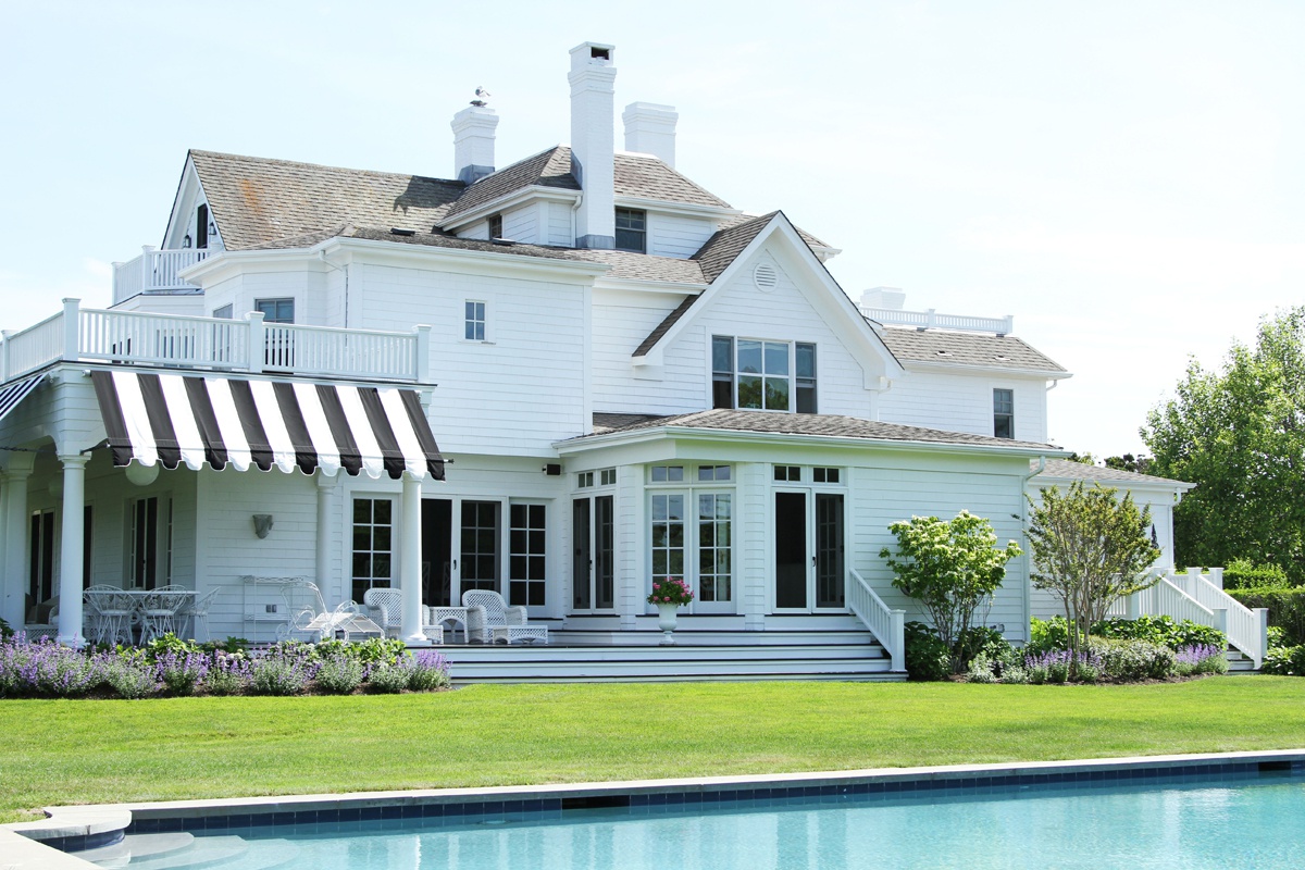Inside Chuck and Ellen Scarborough's Southampton home.  