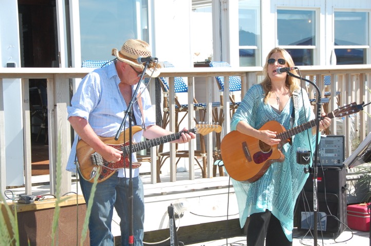 Nancy Atlas performs at Navy Beach.