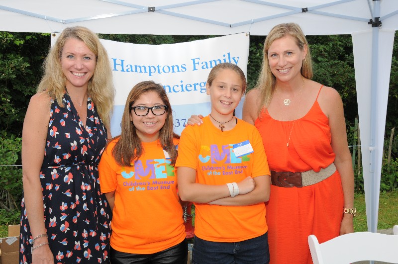Kim Stengel, Britney Santos, Mackenzie Pepitone and Jennie Magaro at the 2014 CMEE Family Fair.