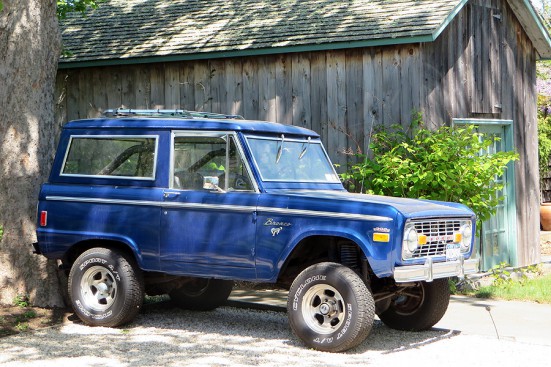 This vintage Ford Bronco is an automotive oddity in the Hamptons