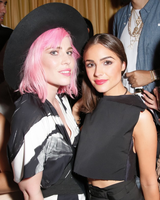 Natasha Bedingfield and Olivia Culpo