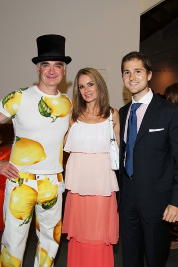 Artist Kevin Berlin, Kathy Wheatley and Eric Goodman