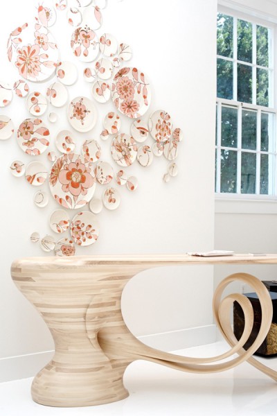 Table by Robert Scott, plates by Molly Hatch