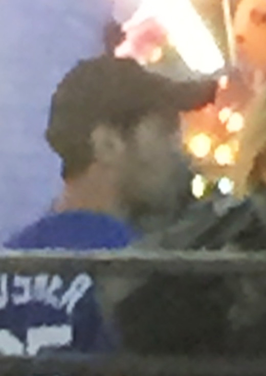 Paul Rudd at the Sag Harbor Carnival (as seen through ant-vision)