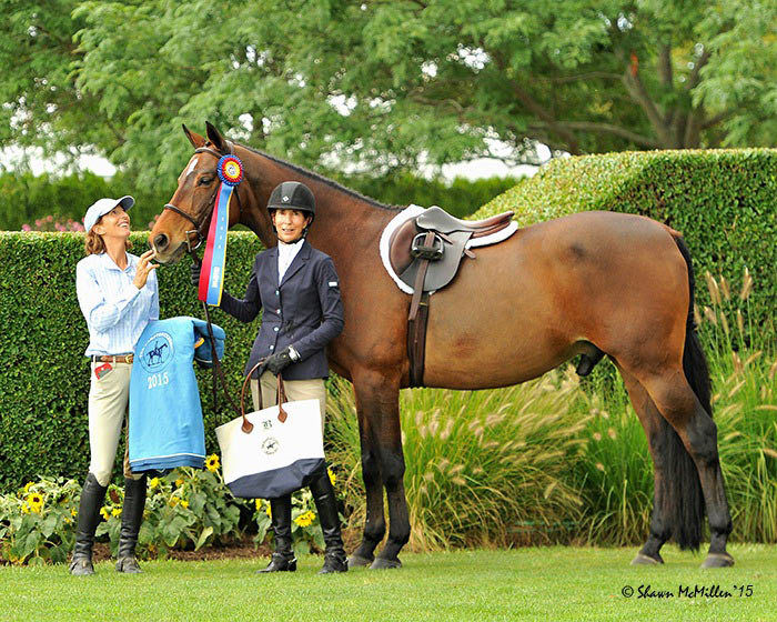 Sue Marder-O'Connor (right) and Tour Guide were Co-Grand Local Hunter Champions. 