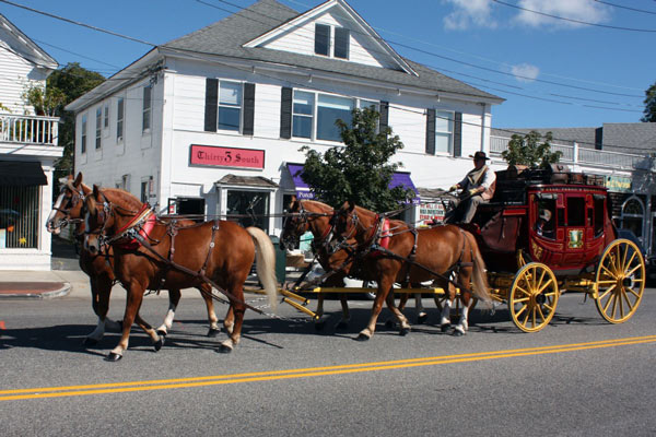 The Well Fargo Stagecoach at SeptemberFest.