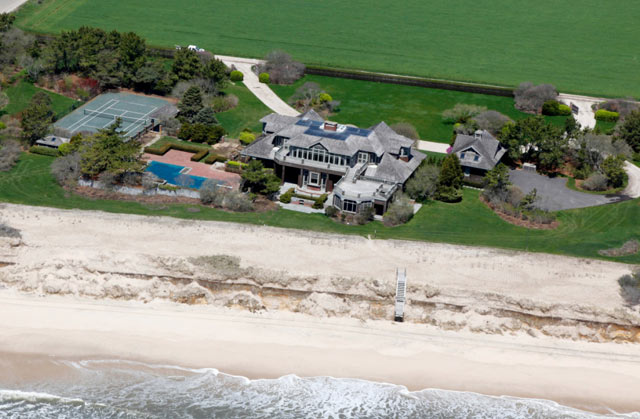 The Corzine mansion that once stood where David Tepper's mansion is now. Photo credit: Cully/EEFAS