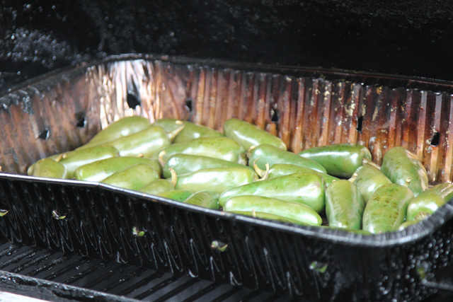 Peppers on the smoker.Photo credit: Barbara Lassen