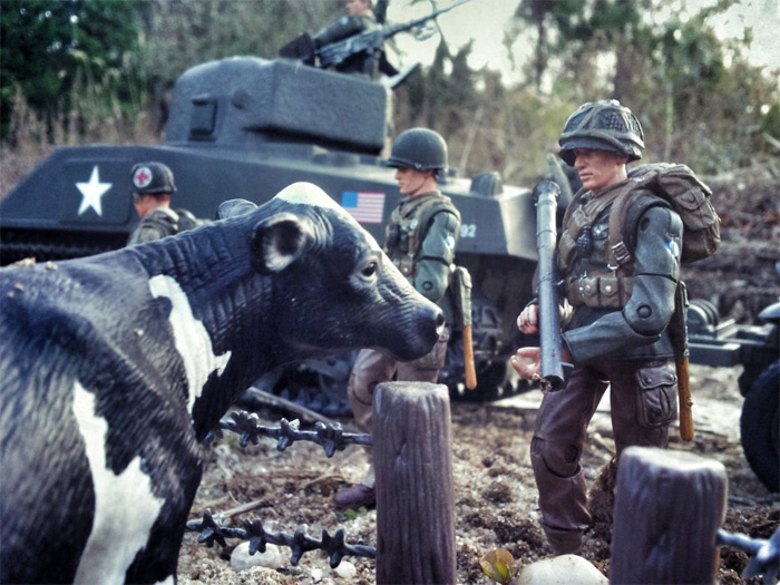 June, 1944: A moment of peace between Omaha Beach and the Bocage