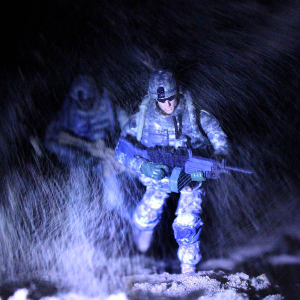October, 2007: 503rd Infantry (Airborne) exfil in the Korengal Valley, Afghanistan