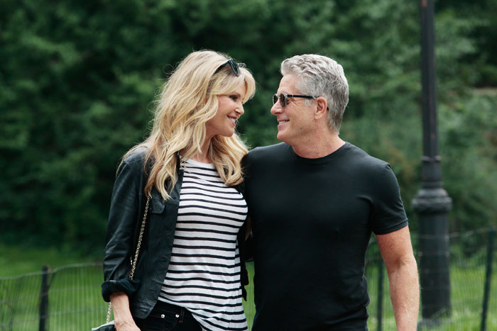 Christie Brinkley and Donny Deutsch in a scene from the upcoming episode of Donny!