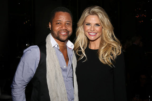 Cuba Gooding Jr. and Christie Brinkley. Photo credit: Paul Zimmerman/USA Network
