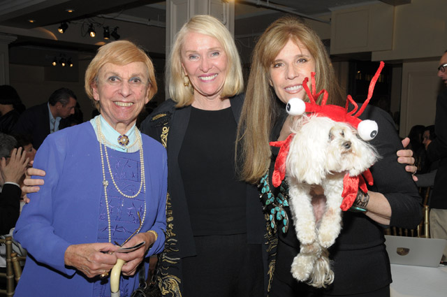 Sony Schotland, Jewel Morris and NBC animal welfare correspondent and Water Mill residnet Jill Rappaport