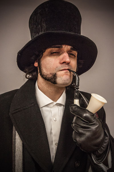 Tony D’Alessio as Scrooge. Photo credit: Courtesy Our Fabulous Variety Show