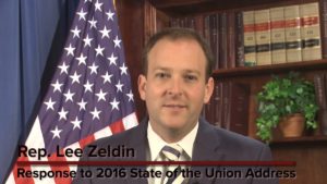 Lee Zeldin responds the President Obama's 2016 State of the Union Address.