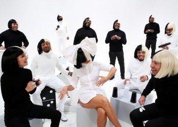 Jimmy Fallon, Natlaie Portman and Sia join The Roots for a rendition of 
