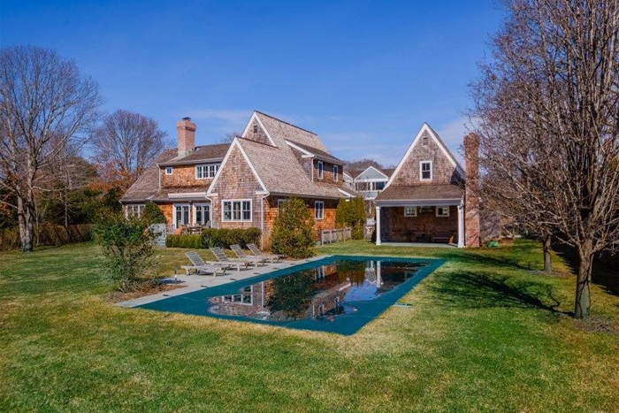 Joy Behar's back yard in East Hampton