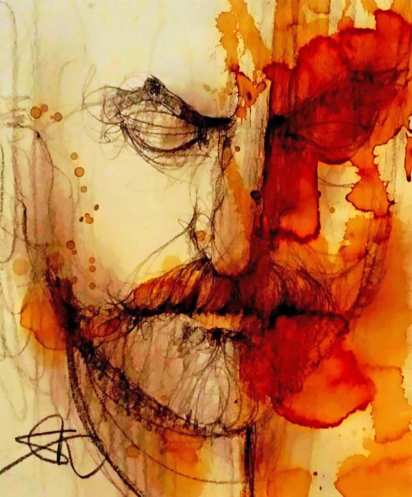 Self portrait by Savio Mizzi