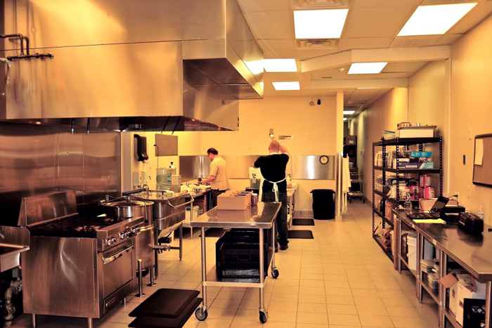 Farmers Kitchen's commercial kitchen