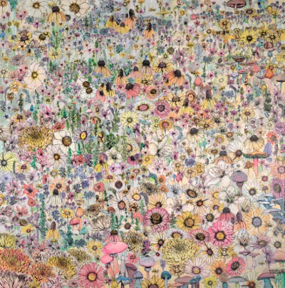 "LA River" (2016) by Sage Vaughn, Art Courtesy Eric Firestone Gallery