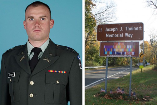 Lt. Joseph Theinert Memorial Way on Shelter Island