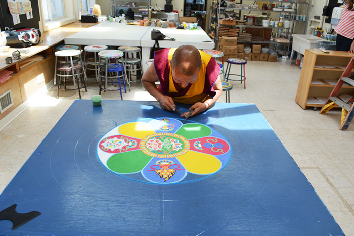 Buddhist Lama Tenzin Yignyen at Ross School