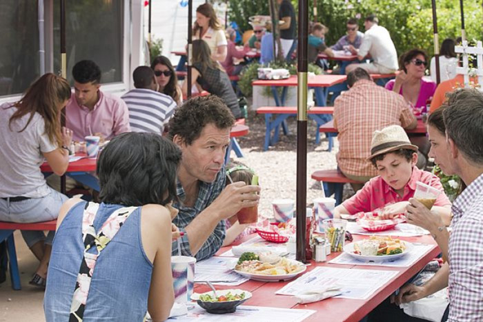 The Soloway family at Lunch, aka The Lobster Roll
