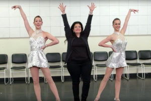 Alex Guarnaschelli tries out for the Rockettes