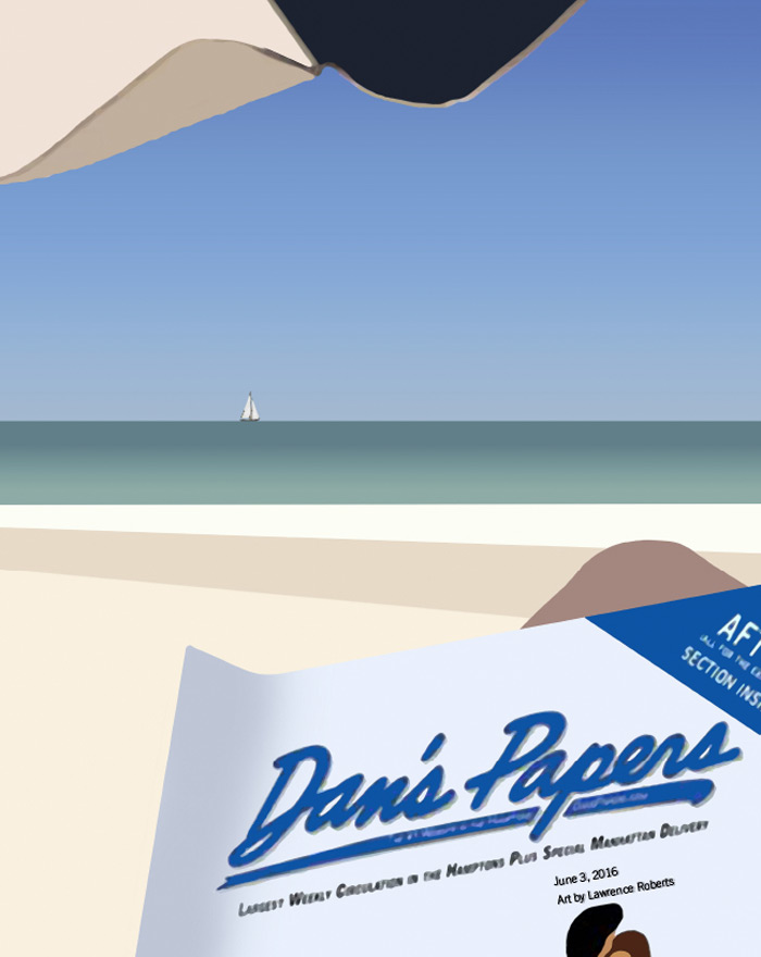 "Lazy Sunday," Dan's Papers cover art by Lawrence Roberts from June 3, 2016