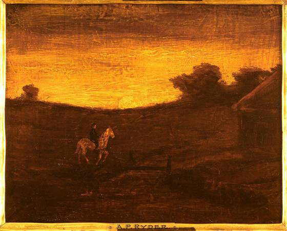 "Homeward at Twilight" by Albert Pinkham Ryder
