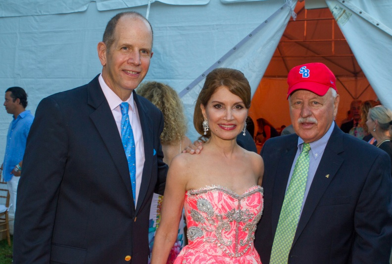 Bob Chaloner, Jean Shafirof and Senator Kenneth P. LaValle