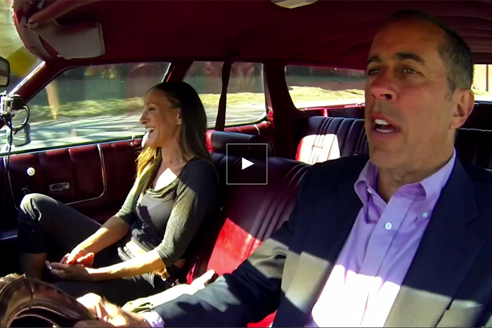 Sarah Jessica Parker and Jerry Seinfeld in Comedians in Cars Getting Coffee