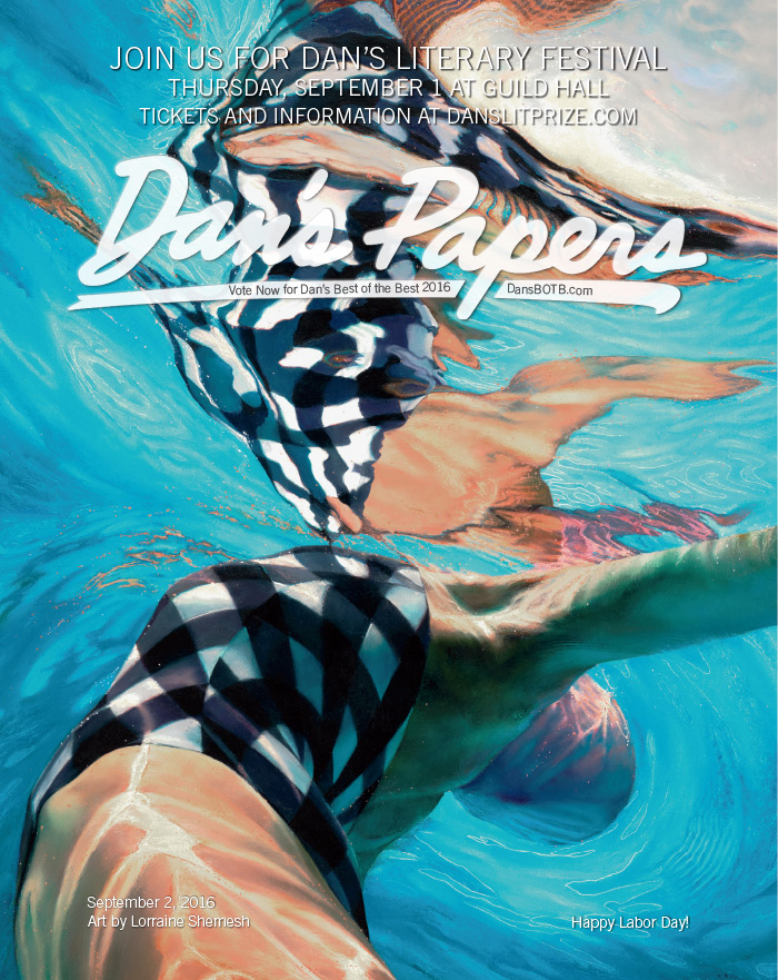 September 2, 2016 Dan's Papers cover art by Lorraine Shemesh