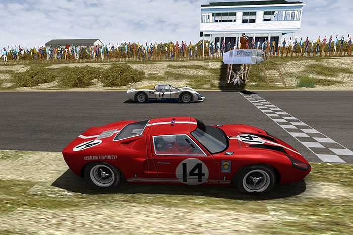 Simulated Bridgehampton Race Circuit race