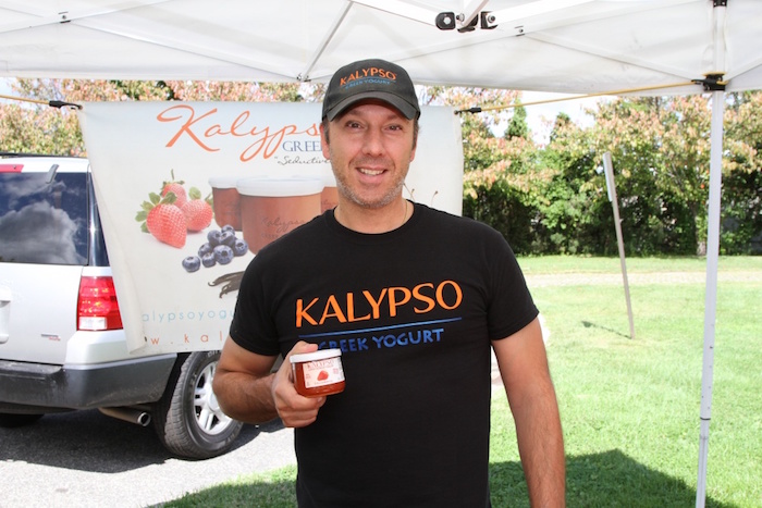 Kalypso Yogurt Founder Nikolas Trastelis in Sag Harbor