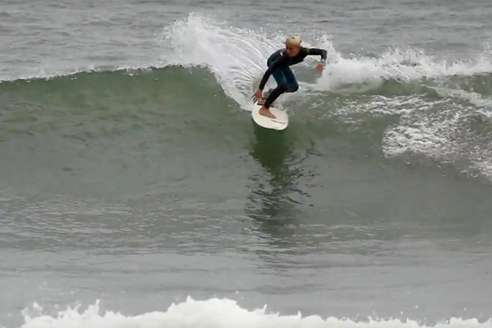 Young surfers in ESA Montauk Classic