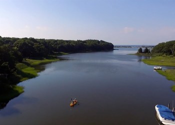 Hog Creek drone footage kayak