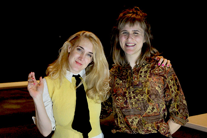 The Good School founders, Laura Belmont and Emily Brink at the Parrish Art Museum