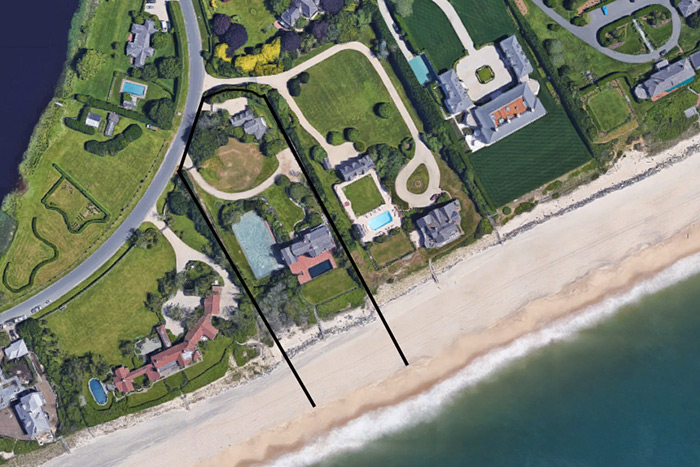 David Geffen's property at 199 Lily Pond Lane, East Hampton